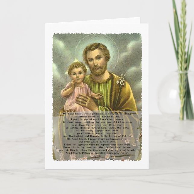 Tarjeta St Joseph Novena 2 (Anverso)