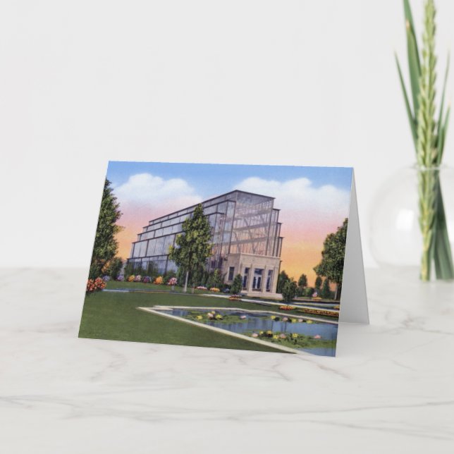 Tarjeta St. Louis Missouri el joyero Forest Park (Anverso)