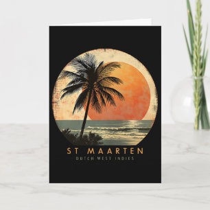 Tarjeta St. Maarten Smx Playa Surfing Viajes St. Martin Va