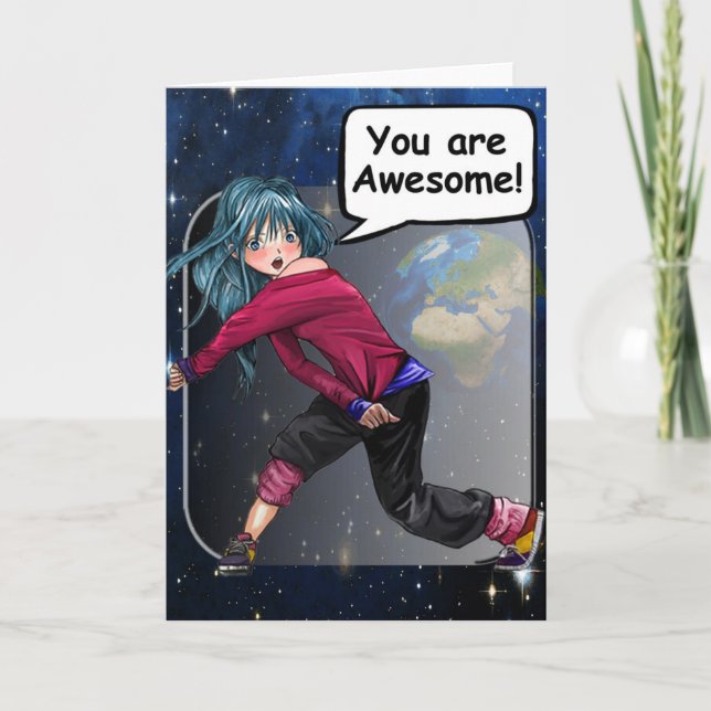 Tarjeta st-manga-danza-cromatografía gaseosa (Anverso)