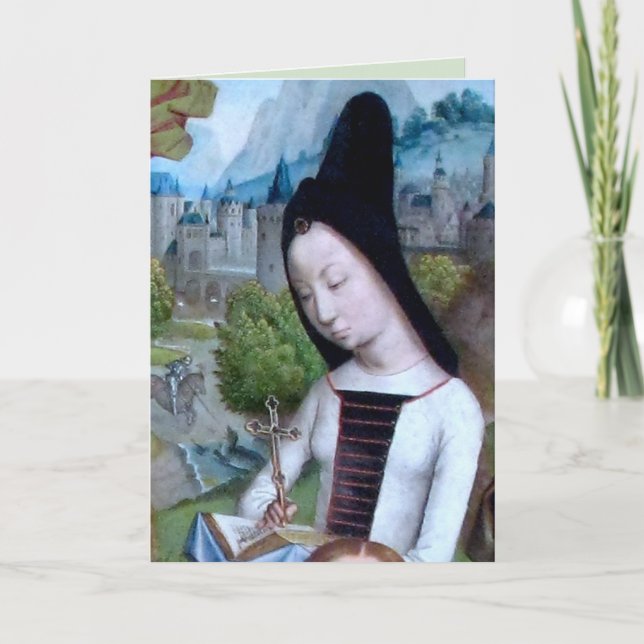 Tarjeta St. Margaret de Antioch (detalle; M 070) (Anverso)