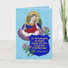 Tarjeta St. Michael el Archangel (M 009) Saludo en blanco