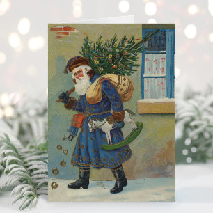 Tarjeta St. Nick Vintage Holiday