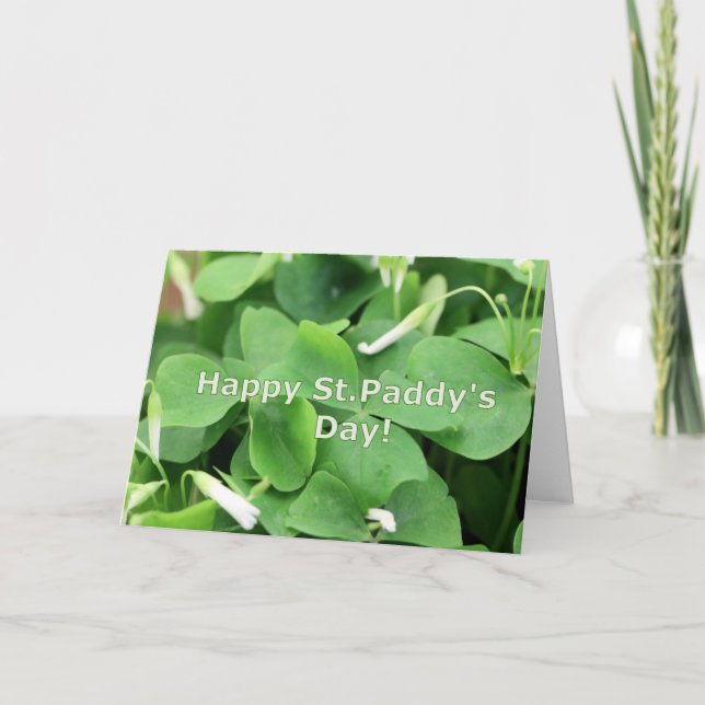 Tarjeta St.Paddy (Anverso)