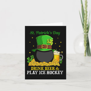 Tarjeta St Patrick#39;s Day Beer Beer Beer Juega diversión
