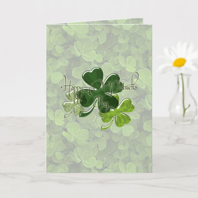 Tarjeta St. Patrick's Day (Planta pequeña)