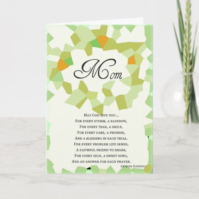 Tarjeta St. Patrick's Day Cards-Mom (Anverso)
