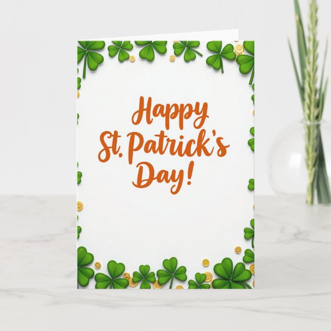 Tarjeta St Patricks Day For Husband Card (Anverso)