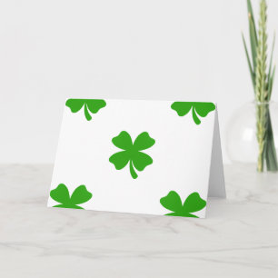 Tarjeta st patricks obstruyen la emoji