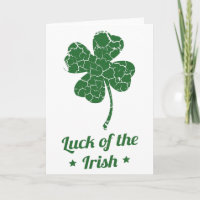 st patricks trébol afortunado angustiado