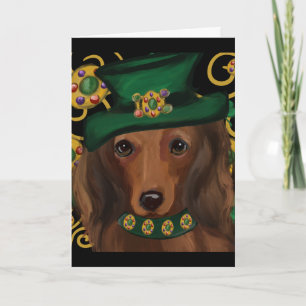Tarjeta St.Patty Doxie