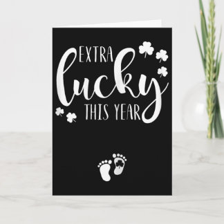 Tarjeta St Pattys Pregnancy Announcement St Patricks Day P