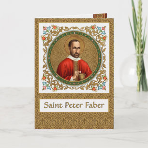 Tarjeta St. Peter Faber (BK 051) Saludo/Nota en blanco