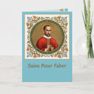 Tarjeta St. Peter Faber (BK 051) Saludo/Nota en blanco