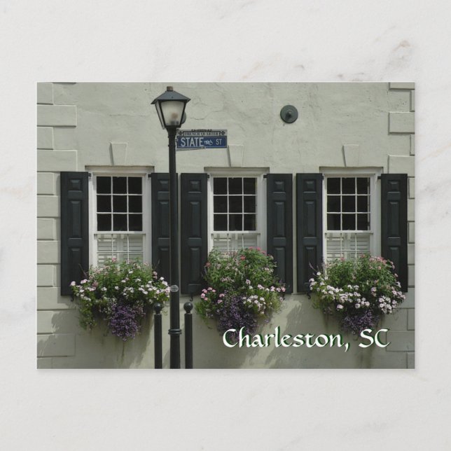 Tarjeta St Post Estatal Charleston (Anverso)