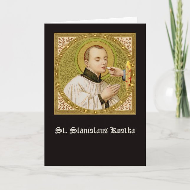 Tarjeta St. Stanislaus (SNV 25) (SquImage) Vert Greeting (Anverso)