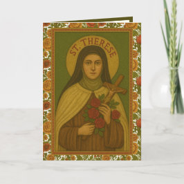 Tarjeta St. Thérèse Amigo, Solo Cuenta El Amor