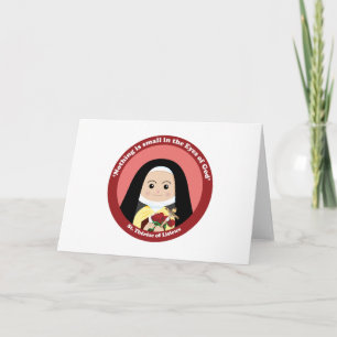Tarjeta St. Thérèse de Lisieux
