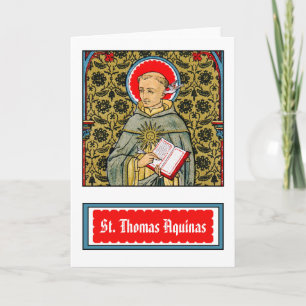 Tarjeta St. Tomás de Aquino (VVP 003)