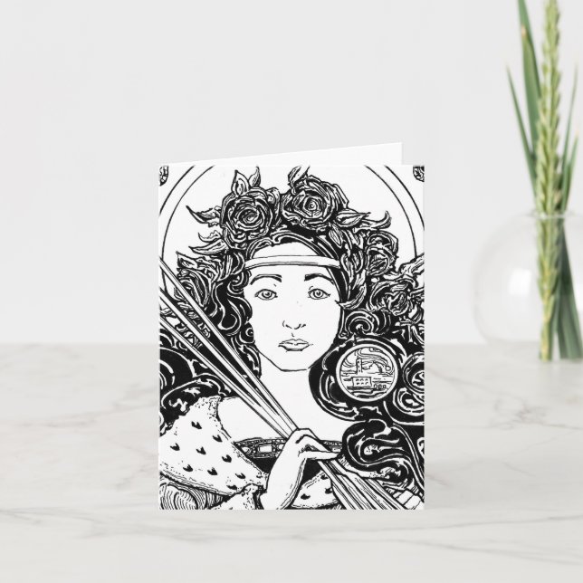 Tarjeta St. Victoria Notecard (Anverso)