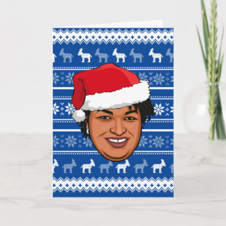 Tarjeta STACEY ABRAMS Navidad