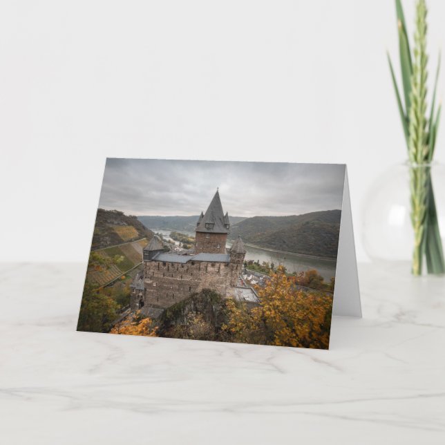 Tarjeta Stahleck Castle Bacharach Alemania (Anverso)