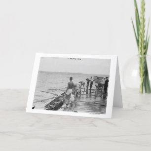 Tarjeta Stanford Rowing Crew Team Photograph