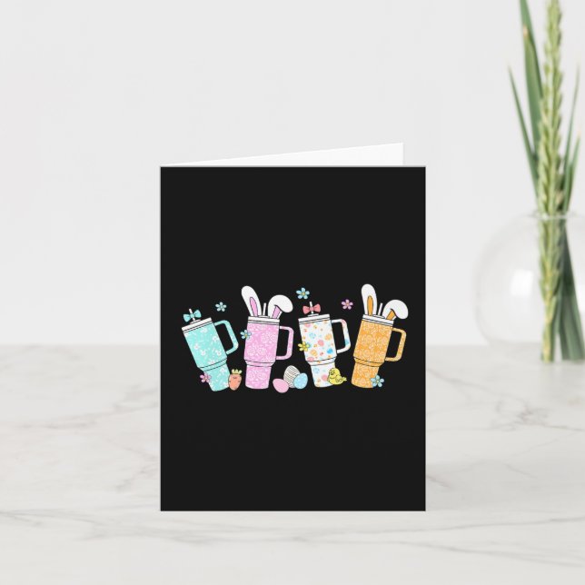 Tarjeta Stanley Tumbler, el Día de Pascua Retro, inspiró a (Anverso)