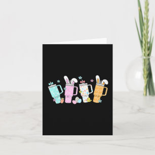 Tarjeta Stanley Tumbler, el Día de Pascua Retro, inspiró a