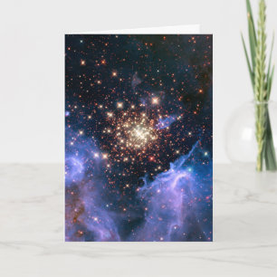 Tarjeta Star Cluster NGC 3603 (Hubble)