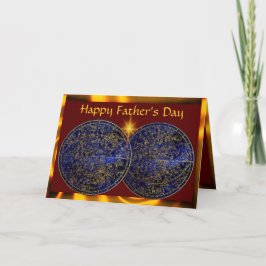 Tarjeta Star Constellation Father's Day