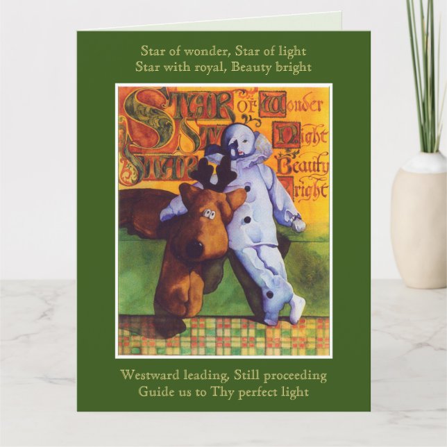 Tarjeta STAR OF WONDER Big Navidades Card (Anverso)