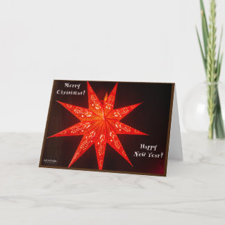 Tarjeta Star para Navidades