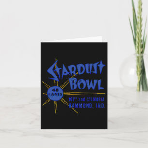 Tarjeta Stardust Bowl Retro Vintage Bowling Indiana