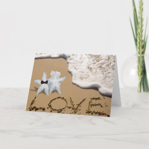 Tarjeta Starfish Bride Groom