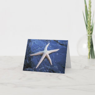 Tarjeta Starfish On Lava Rock