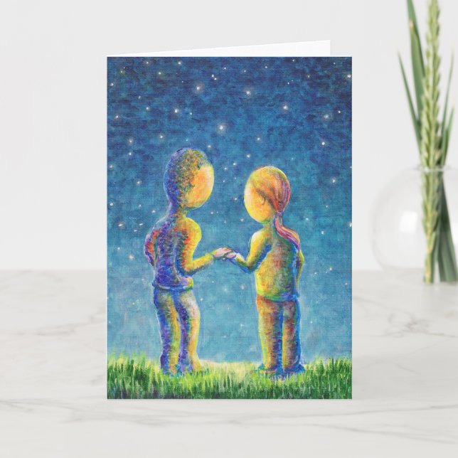 Tarjeta Stargazers Greeting Card (Anverso)