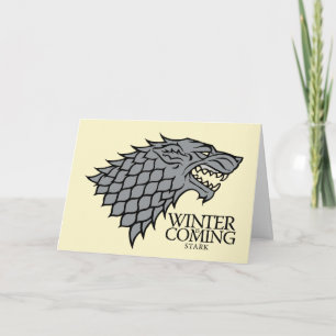 Tarjeta Stark Sigil - viene el invierno