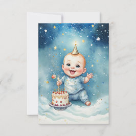 Tarjeta Starry Baby Birthday Bliss Card