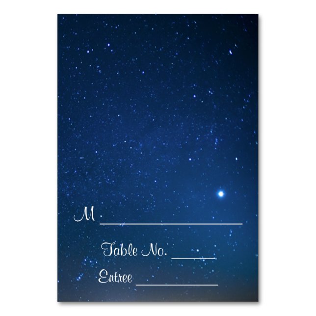 Tarjeta Starry Night Place (Anverso)