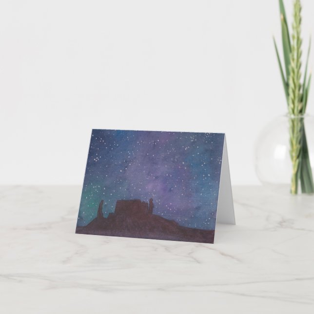 Tarjeta Starry Sky de Formación de Rock (Anverso)