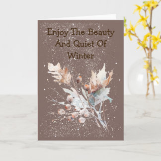 Tarjeta Starry Snowfall Sweet Winter Card
