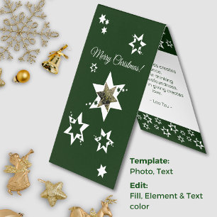 Tarjeta Stars para Navidades del Servicio Promocio