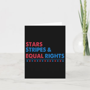 Tarjeta Stars Stripes E Equal Rights Women Rights 4Of