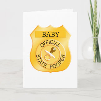 Tarjeta State Pooper Baby Shower