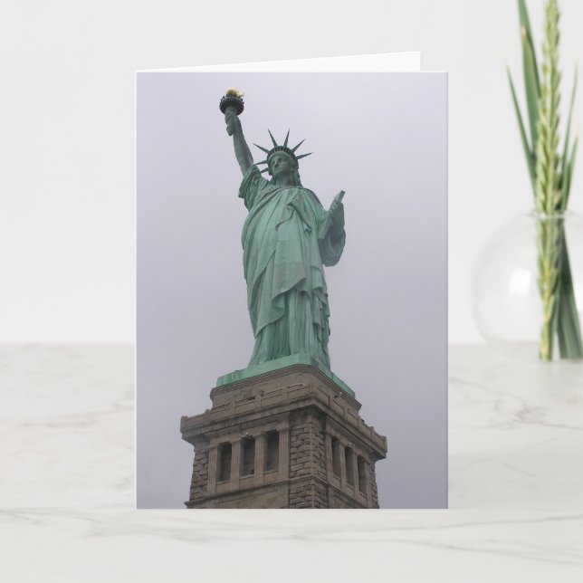 Tarjeta Statue of Liberty (Anverso)
