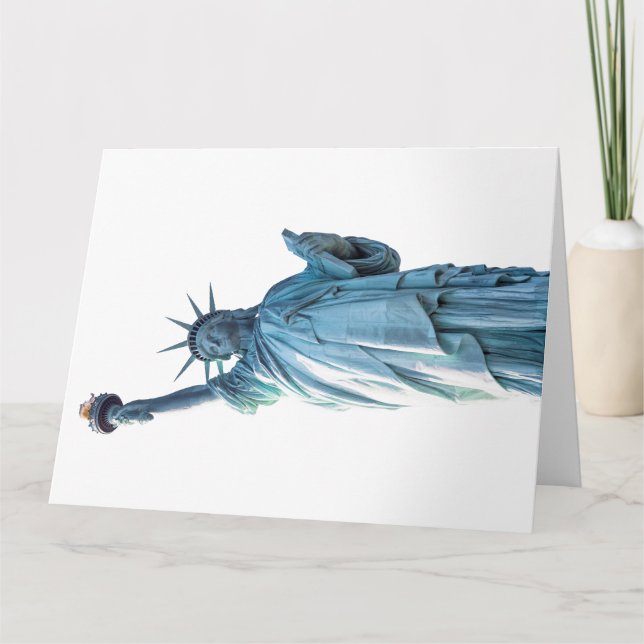 Tarjeta Statue of liberty   (Anverso)