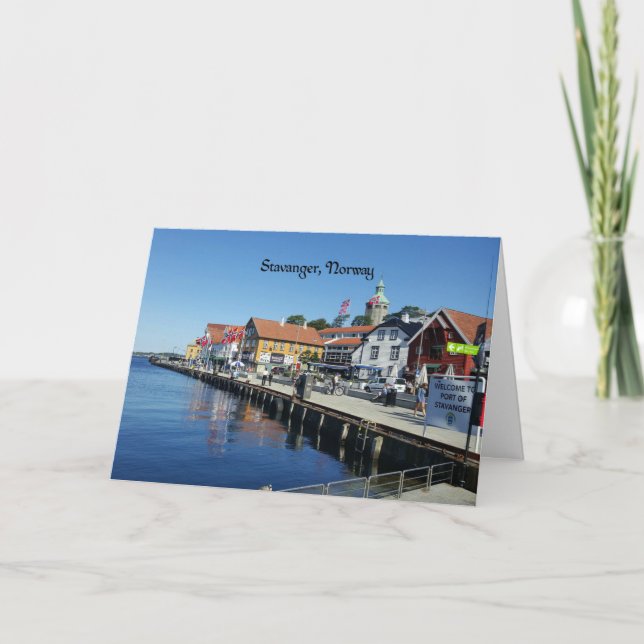 Tarjeta Stavanger, Noruega (Anverso)