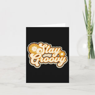 Tarjeta Stay Groovy Pegatina