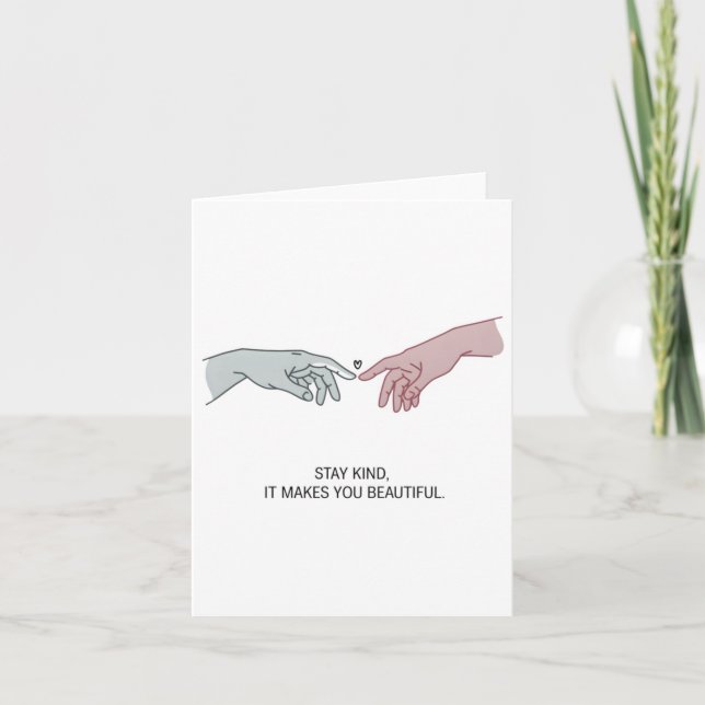 Tarjeta Stay Kind (Anverso)